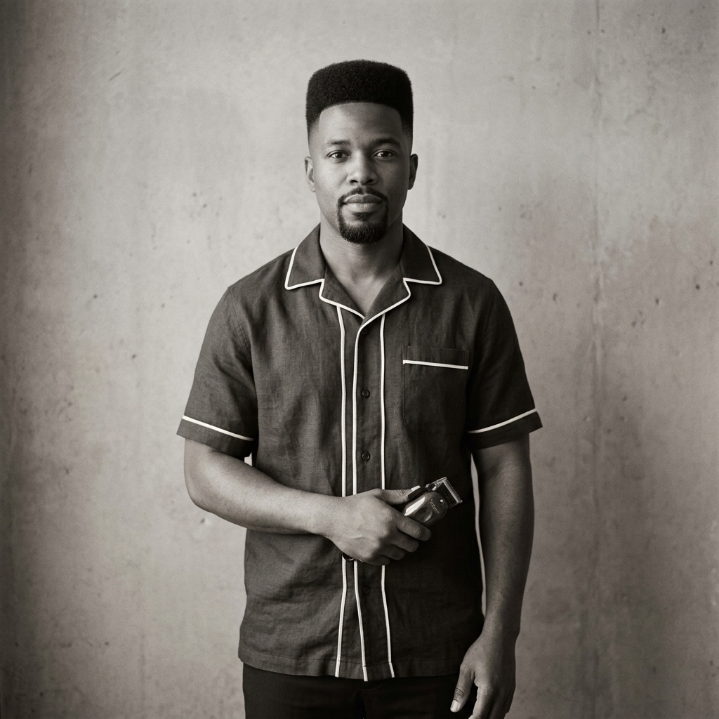 Deondre, senior barber